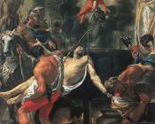 夏尔 勒 布伦 : Martyrdom of St John the Evangelist at Porta Latina